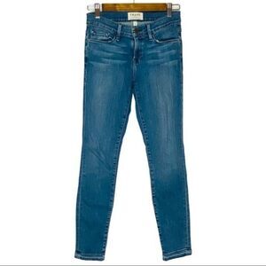 FRAME DENIM Raw Hem Skinny Jeans womens size 26 In